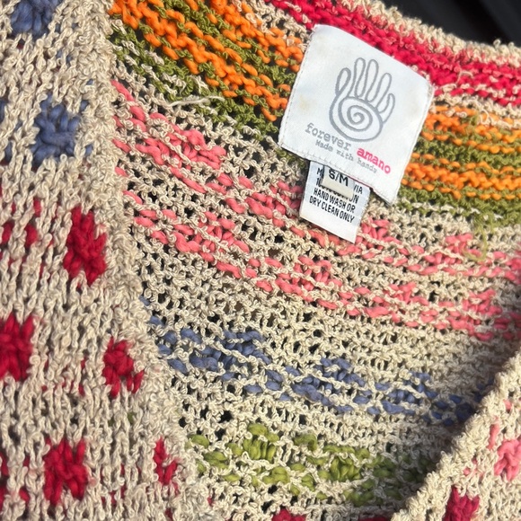 Forever Amano Happy Knit Cardi Sweater - Picture 12 of 17